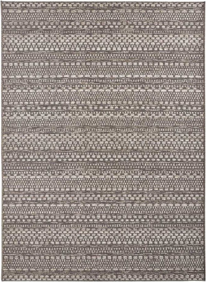Dywan brązowy płasko tkany sizal, zewnętrzno-wewnętrzny Bougari Lotus 120x170cm