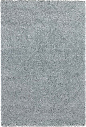 Błękitny dywan do salonu,gruby dywan shaggy, Elle Decor wzór 80x150 cm