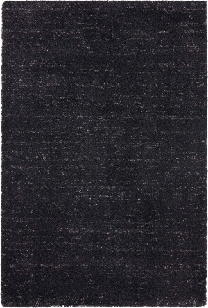 Dywan antracytowy pluszowy Elle Decor 80x150 cm