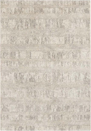 Szaro kremowy pluszowy dywan premium, ELLE DECOR GONESSE 80x150 cm