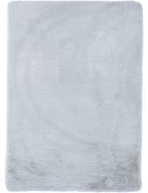 Pluszowy jasno szary dywan RABBIT 60x100cm