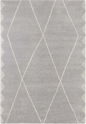 Kremowo szary pluszowy dywan Elle Decor 120x170 cm