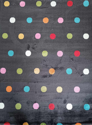 Dywan dziecięcy z miękkim włosem,kolorowe kropki Sintelon Play 80x150cm