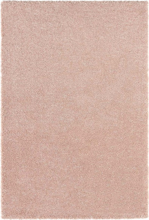 Różowy gruby dywan shaggy do salonu,wzór boho Elle Decor Passion 200x290cm