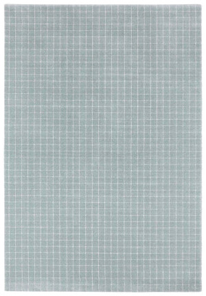 Turkusowo kremowy gruby pluszowy dywan do salonu, wzór boho Elle Decor Ermont 160x230 cm
