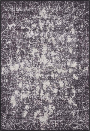 Grafitowy orientalny dywan do salonu Tapeso 200x290 cm