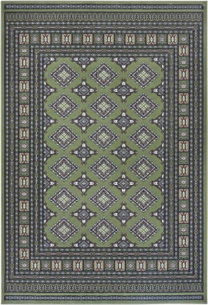 Klasyczny,tradycyjny zielono kremowy dywan do salonu Nouristan 160x230cm