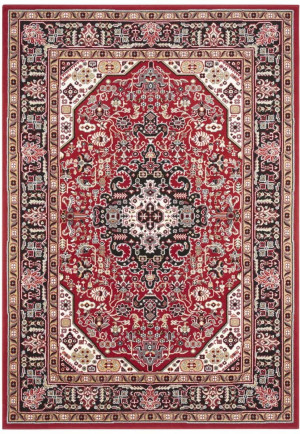 Klasyczny,tradycyjny czerwono kremowy dywan marki NOURISTAN 160x220cm