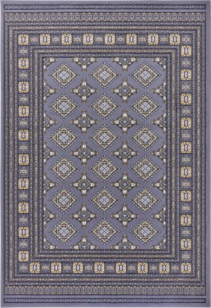 Klasyczny,tradycyjny fioletowo kremowy dywan do salonu Nouristan 200x290cm