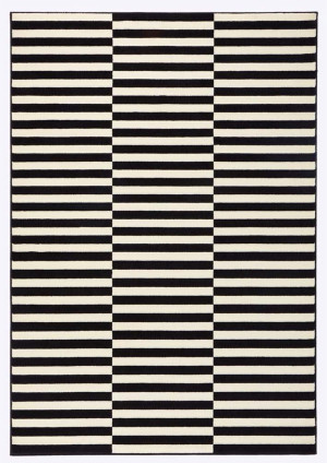 Nowoczesny czarno kremowy dywan do salonu Hanse Home 200x290cm