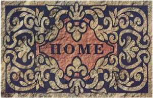 Gruba kolorowa wycieraczka ,mata wejściowa na gumie z wzorem 3D Hanse Home 45x70cm
