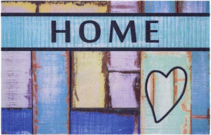 Gruba kolorowa wycieraczka ,mata wejściowa na gumie z wzorem 3D Hanse Home 45x70cm