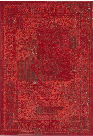 Klasyczny,tradycyjny czerwony dywan do salonu, miękki włos Hanse Home 160x230