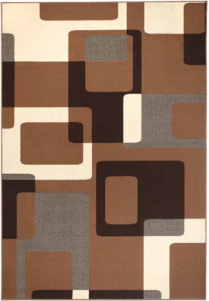 Nowoczesny kremowo brązowy dywan do salonu,miękki włos Hanse Home 160x230cm