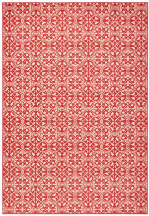 DYWAN nowoczesny 200x290cm do salonu, czerwono kremowy z miękkim włosem Hanse Home