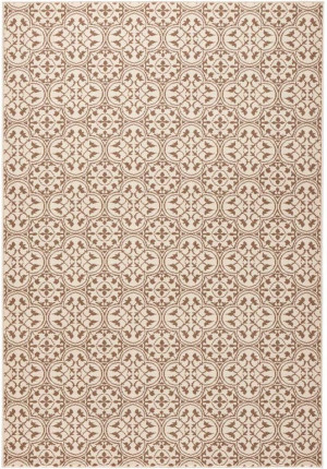 DYWAN nowoczesny 200x290cm do salonu, brązowo kremowy z miękkim włosem Hanse Home
