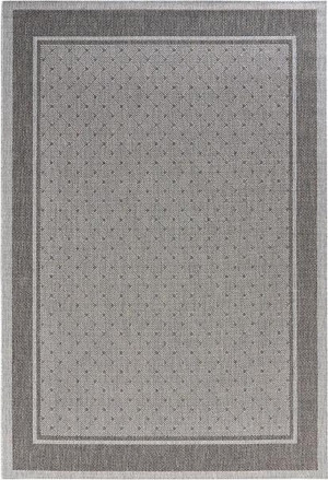 Szary dywan typu sizal ,płasko tkany na taras, zewnętrzno wewnętrzny Hanse Home Classy 160x230