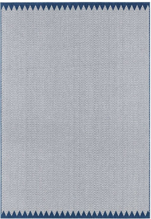 Niebieski dywan sizal,płasko tkany na taras zewnętrzno wewnętrzny Tapeso Ida 160x230