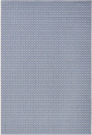 Dywan niebieski sizal,płasko tkany na taras,zewnętrzno wewnętrzny Bougari Coin 200x290cm