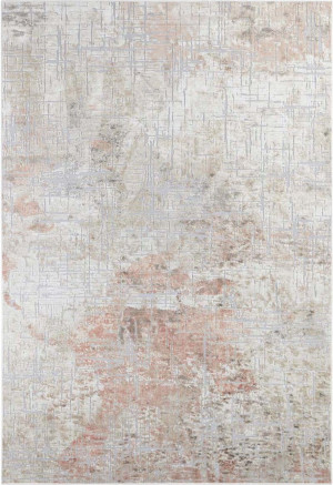 Dywan 200x290cm kamienny, wzór betonu do salonu, kremowo beżowy Elle Decor Chameis