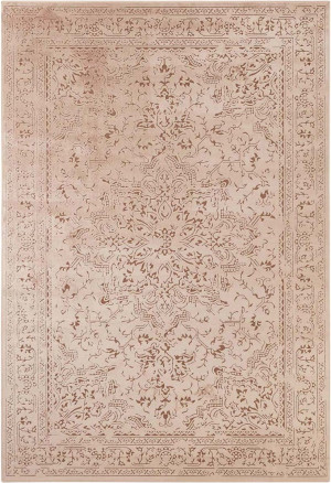 Dywan 200x290cm tradycyjny , klasyczny wzór do salonu, beżowo pomarańczowy Elle Decor Machasi