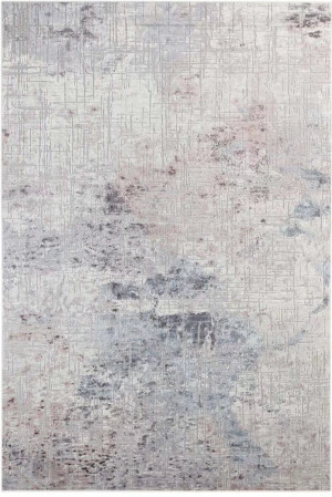 Dywan 135x195cm kamienny beton, nowoczesny wzór do salonu szaro niebieski Elle Decor Chemeis