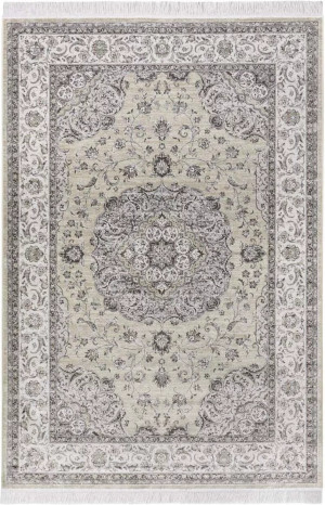 Dywan 95x140 do salonu,tradycyjny klasyczny wzór beżowo kremowy Nouristan Tabriz Casim
