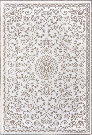 Dywan na taras 120x170cm ,kremowo beżowy dwustronny, sznurkowy Bougari Leyte