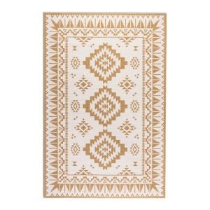 Dywan na taras 120x170cm ,kremowo zółty dwustronny, sznurkowy Elle Decor Minas