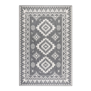 Dywan na taras 120x170cm ,kremowo szary dwustronny, sznurkowy Elle Decor