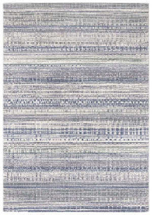 Niebiesko szary dywan do salonu ,miękki włos ,ELLE DECOR Arty 120x170cm