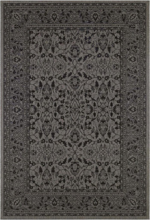Dywan grafitowy sizal,płasko tkany na taras,zewnętrzno wewnętrzny 140x200cm Bougari Konya