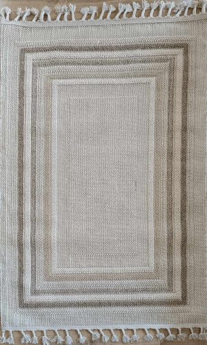 Dywan sznurkowy pętelkowy 120x170cm ,płasko tkany zewnętrzno wewnętrzny boho EVEL