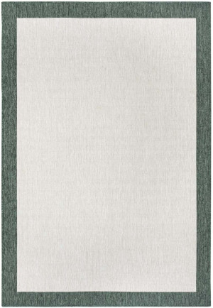 Dywan zielono kremowy, zewnętrzno-wewnętrzny,dwustronny, płasko tkany ,sznurkowy 80x150 cm Bougari Panama
