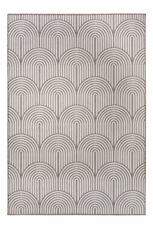 Dywan beżowo kremowy, dywan zewnętrzno-wewnętrzny, płasko tkany, sznurkowy 80x150 cm Hanse Home Pangli