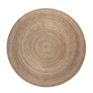 DYWAN okrągły ,naturalny z juty HANSE HOME Bouclé okrągły 140cm w kolorze jasno beżowym