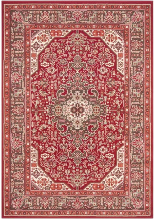 Tradycyjny dywan NOURISTAN czerwono kremowy klasyczny wzór 160x230cm