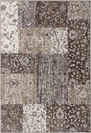 Nowoczesny dywan HANSE HOME,szaro kremowo beżowy wzór z miękkim krótkim włosem 160x230cm