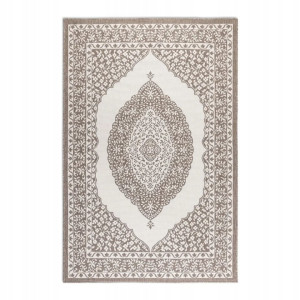 Dywan ELLE DECOR- GEMINI beżowo kremowy dywan,dwustronny, zewnętrzno-wewnętrzny 200x290 cm