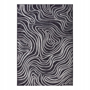Dywan na taras 155x235cm- HANSE HOME CLYDE ,szaro kremowy dywan zewnętrzno-wewnętrzny, płasko tkany typu sizal