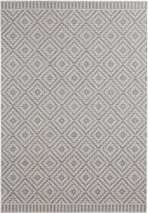 Dywan na taras 160x230cm- HANSE HOME Breeze ,szaro kremowy dywan zewnętrzno-wewnętrzny, płasko tkany typu sizal