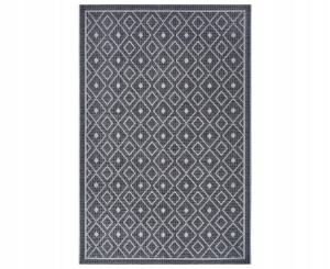 Dywan na taras 190x290cm- HANSE HOME CLYDE ,szaro kremowy dywan zewnętrzno-wewnętrzny, płasko tkany typu sizal