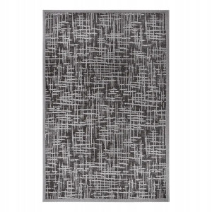 Dywan na taras 190x290cm- HANSE HOME CLYDE ,grafitowo kremowy dywan zewnętrzno-wewnętrzny, płasko tkany typu sizal