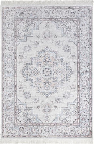 Dywan do salonu 95x140cm,tradycyjny klasyczny wzór, Nouristan Antique Heriz różowo kremowo błękitny
