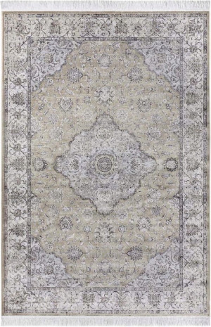 Dywan do salonu 95x140cm, tradycyjny klasyczny wzór, ELLE DECOR Keshan Derya beżowo kremowy