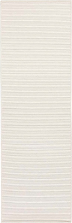 Dywan na taras 80x150cm-BT CARPET NATURE kremowy dywan zewnętrzno-wewnętrzny, płasko tkany typu sizal z elementami włosia