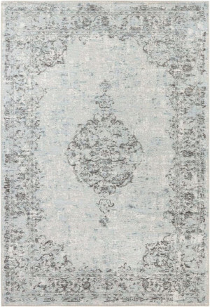 Dywan na taras 80x150cm-ELLE DECOR Pleasure Vertoo kremowo błękitny dywan zewnętrzno-wewnętrzny, płasko tkany typu sizal z elementami włosia