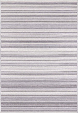 Dywan na taras 200x290cm- ELLE DECOR Calasis ,szaro kremowy dywan zewnętrzno-wewnętrzny, płasko tkany typu sizal