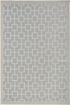 Dywan na taras 160x230cm- Bougari BAY ,szaro kremowy dywan zewnętrzno-wewnętrzny, płasko tkany typu sizal
