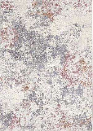 Dywan ekskluzywny do salonu 200x290cm ELLE DECOR-ARTY, kremowo szaro brązowy wzór beton, marmur